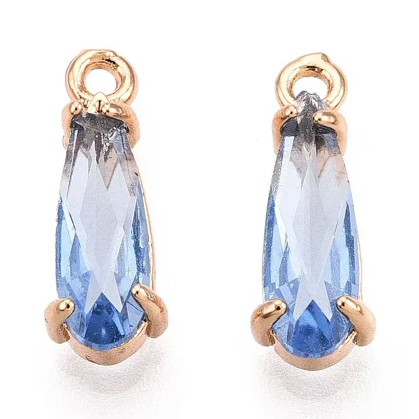 Faceted Glass Pendants