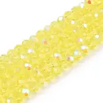 Electroplate Glass Beads Strands