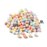 Round Food Grade Eco-Friendly Silicone Focal Beads