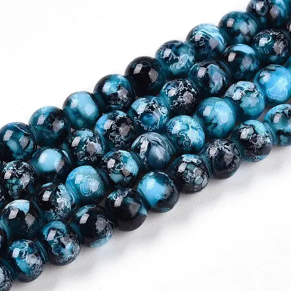 Baking Painted Glass Beads