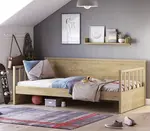 Postel s odnímatelnou zábranou cody - dub