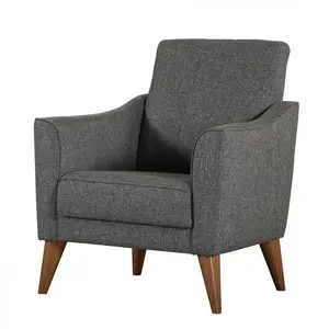 Křeslo puerto - šedá