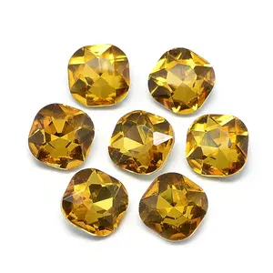 Pointed Back Glass Rhinestone Cabochons