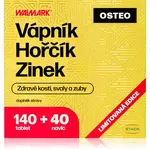 Walmark Vápník-Hořčík-Zinek Osteo tablety pro normální funkci imunitního systému, stav kostí, zubů a činnost svalů 180 tbl