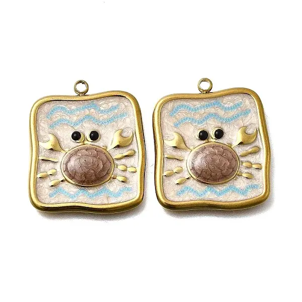 304 Stainless Steel Enamel Pendants