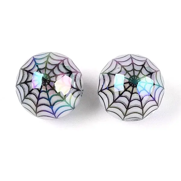 UV Plating Opaque Acrylic Beads