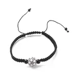 Acrylic Braided Bead Bracelet