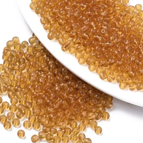 6/0 Transparent Glass Seed Beads