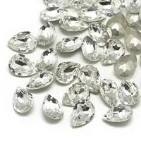 DIY Pointed Back K9 Glass Rhinestone Cabochons