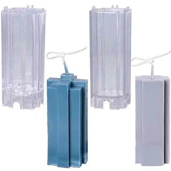 Transparent Plastic Candle Molds
