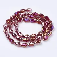 Electroplate Glass Beads Strands