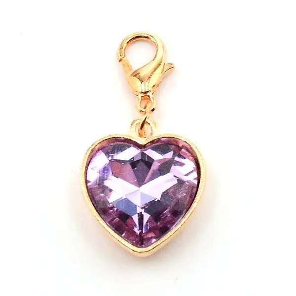 Heart Glass Pendant Decorations