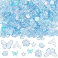 100G Resin Charms and Beads DIY Jewelry Making Findings Kit