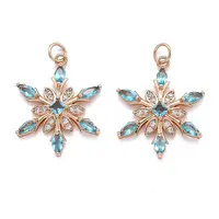 Brass Cubic Zirconia Pendants