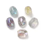 UV Plating Rainbow Iridescent Acrylic Beads