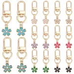 Alloy Enamel Flower Pendant Decorations
