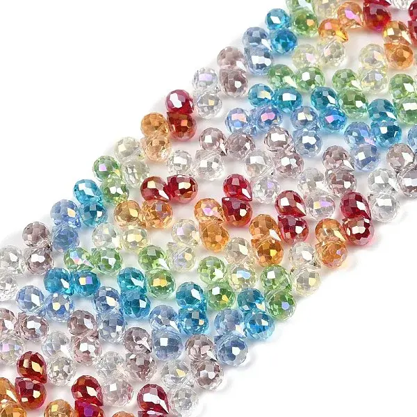 Electroplate Glass Beads Strands