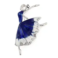 Zinc Alloy Crystal Rhinestone Brooches