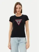 Guess Triangle Rhinestones SS Tee L
