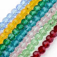 Transparent Glass Bead Strands