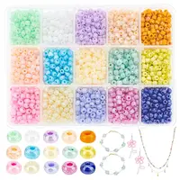 15 Colors Glass Seed Beads