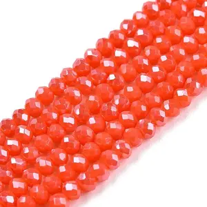 Electroplate Glass Beads Strands