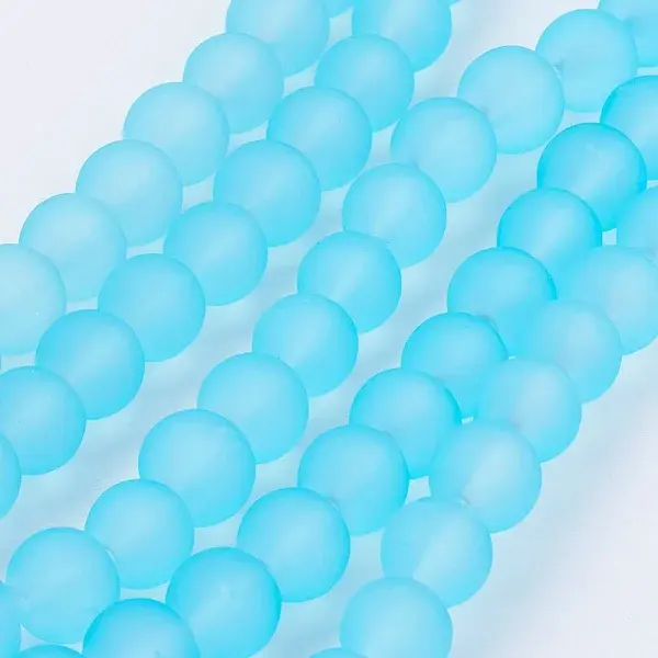 Transparent Glass Bead Strands
