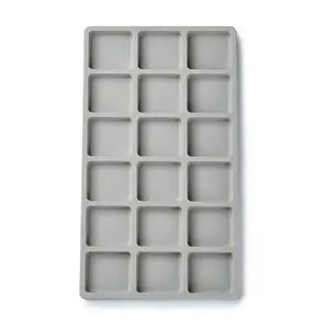 18 Grids Flocking PE Bead Design Boards