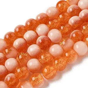 Crackle Glass Beads