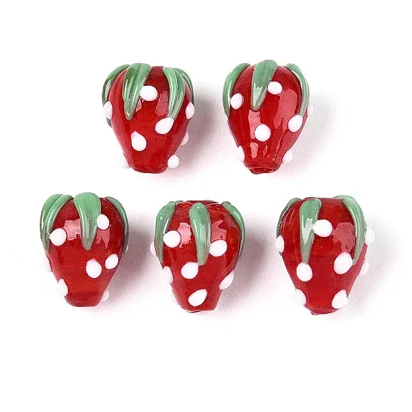 Handmade Lampwork Bumpy Beads