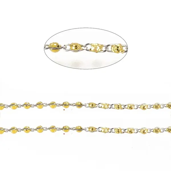 Brass Handmade Beaded Chain