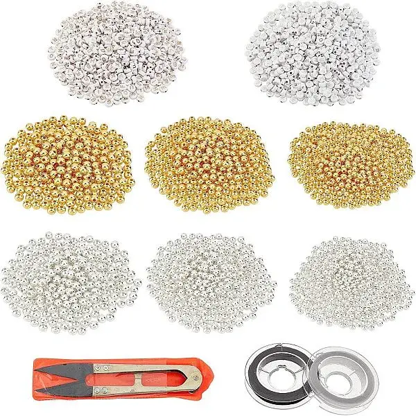 DIY Lettern Acrylic Beads Stretch Bracelet Kits for Kids