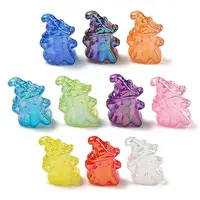 10Pcs Halloween Themed UV Plating Acrylic Beads