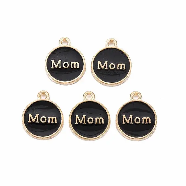 Mother's Day Alloy Enamel Charms