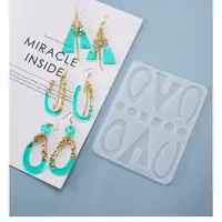 Geometry Pendant & Links Silicone Molds