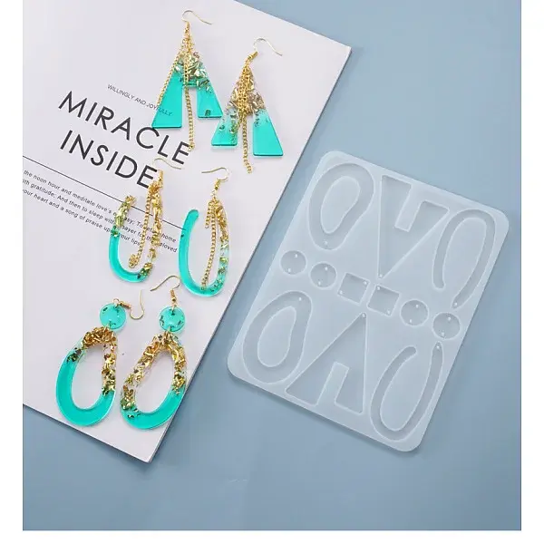 Geometry Pendant & Links Silicone Molds