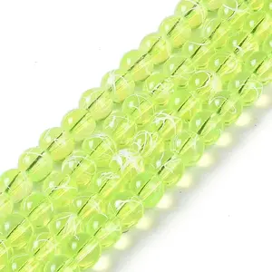 Drawbench Transparent Glass Beads Strands
