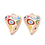 Rack Plating Alloy Enamel Pendants