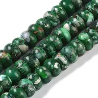 Dyed Synthetic Imperial Jasper Beads Strands