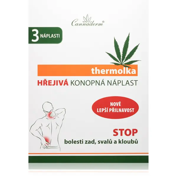 Cannaderm Thermolka hřejivá náplast 3 ks