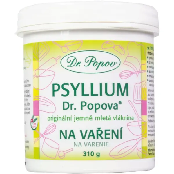 Dr. Popov Psyllium Na vaření vláknina mletá 310 g