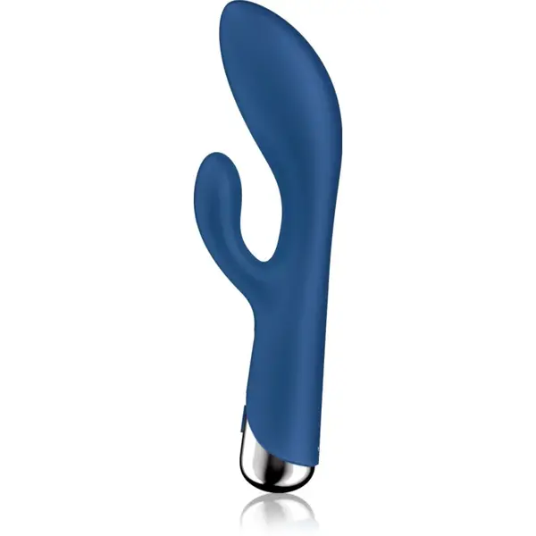 Satisfyer Spinning Rabbit 1 Rotating Shaft vibrátor se stimulátorem klitorisu rotační Blue 20 cm