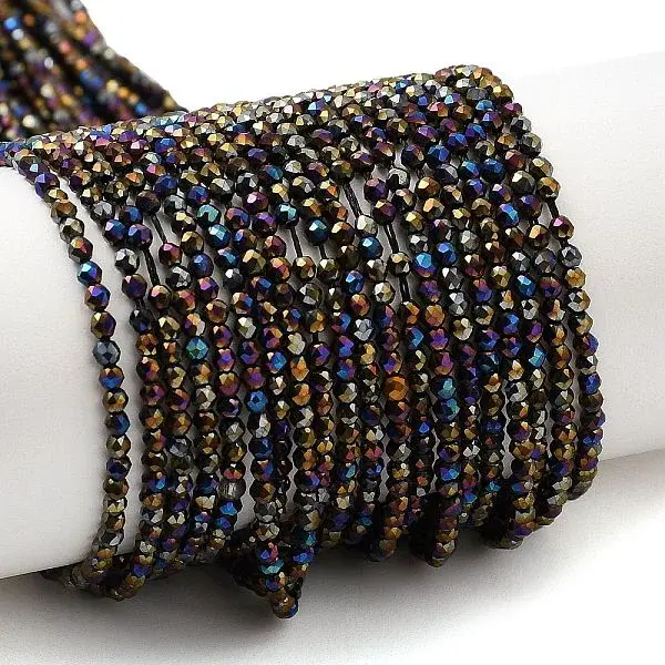 Electroplate Glass Beads Strands