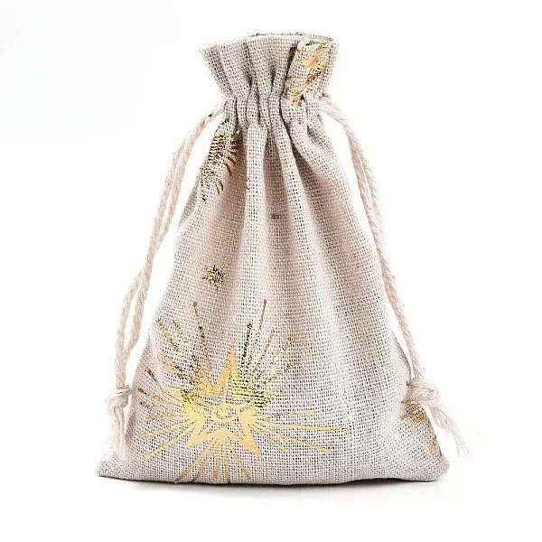 Christmas Theme Cotton Fabric Cloth Bag