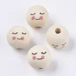 Natural Wood European Beads