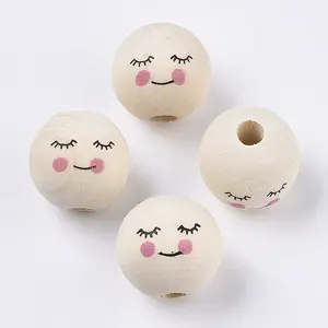 Natural Wood European Beads