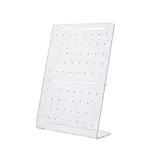 72-Hole Acrylic Slant Back Earring Display Stands