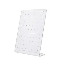 72-Hole Acrylic Slant Back Earring Display Stands
