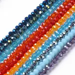 Electroplate Glass Beads Strands