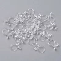 Plastic Clip-on Earring Converters Findings